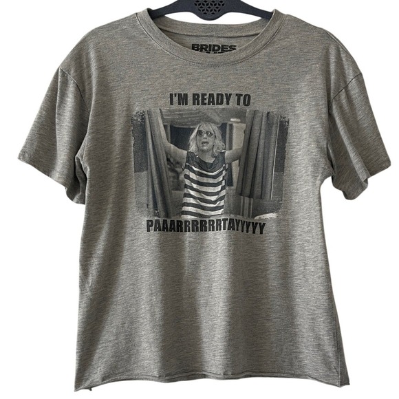 Universal Studio Tops - Bridesmaids the Movie Gray Graphic T-Shirt Small